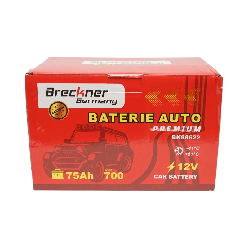 Acumulator, baterie auto 75Ah, 700A, 12V BRECKNER PREMIUM