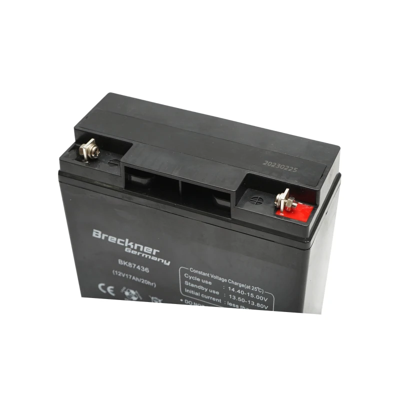 Baterie plumb acid 12V, 17Ah 20HR SLA pentru gard electric 180x75x165mm Breckner Germany