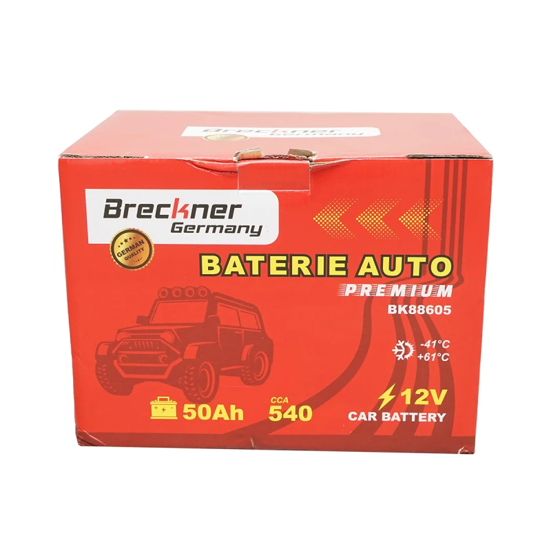 Acumulator, baterie auto 50Ah, 540A, 12V BRECKNER PREMIUM