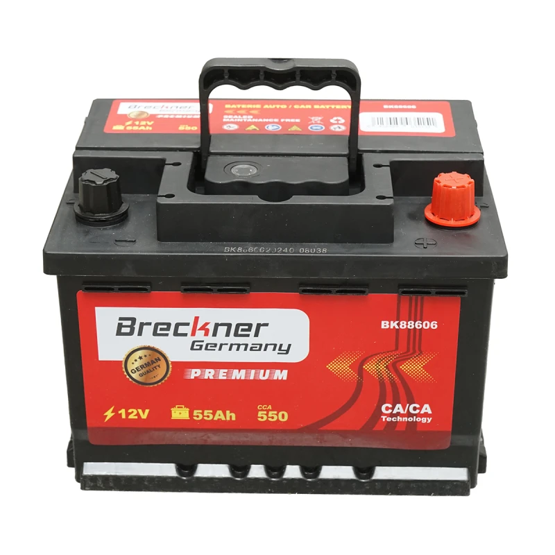 Acumulator, baterie auto 55Ah, 550A, 12V BRECKNER PREMIUM
