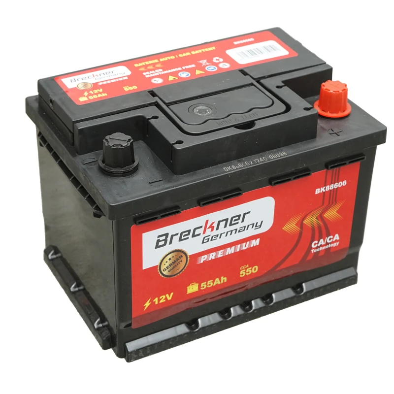 Acumulator, baterie auto 55Ah, 550A, 12V BRECKNER PREMIUM