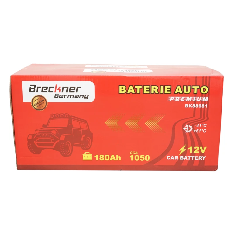 Acumulator, baterie auto 180Ah, 1050A, 12V BRECKNER PREMIUM