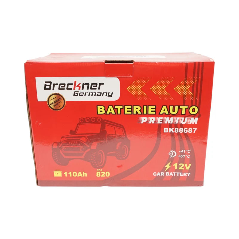 Acumulator T3, baterie auto 110Ah, 820A, 12V BRECKNER PREMIUM