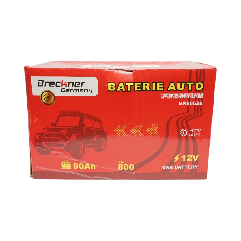 Acumulator, baterie auto 90Ah, 800A, 12V BRECKNER PREMIUM