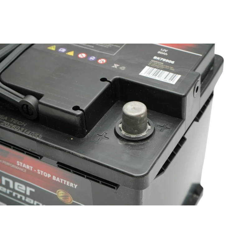 Baterie auto AGM start-stop 12V, 80Ah, 950A la pornire 315x175x195mm Breckner Germany