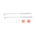 Kit fixare baterie auto cu tije filetate 254mm