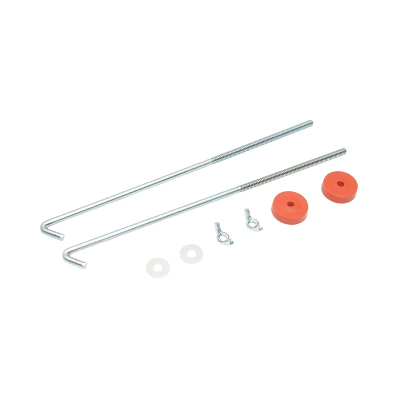 Kit fixare baterie auto cu tije filetate 254mm