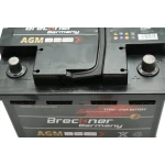 Baterie auto AGM start-stop 12V, 60Ah, 800A la pornire 242x174x189mm Breckner Germany