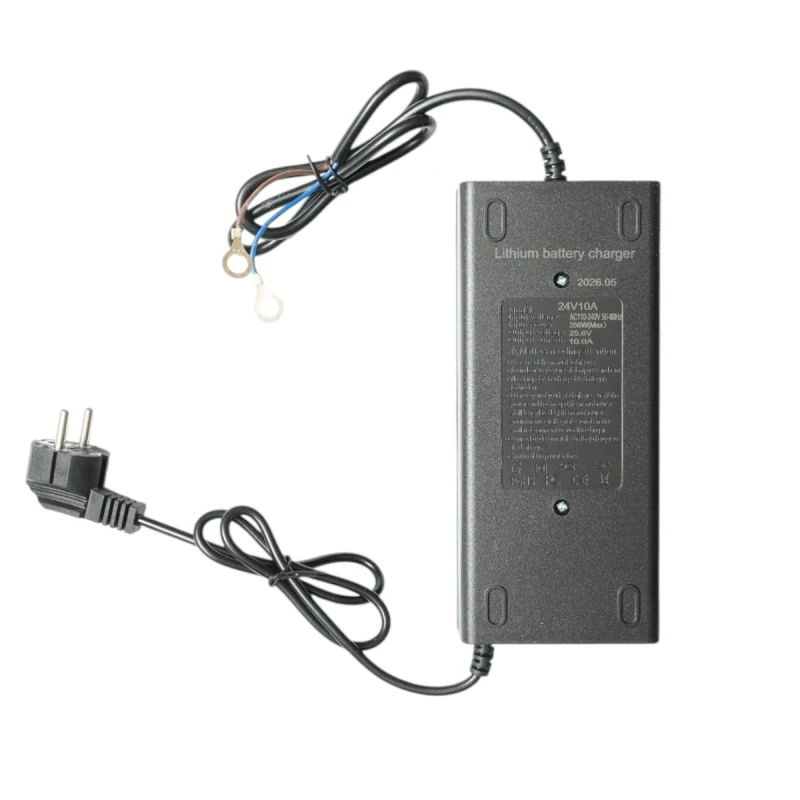 Redresor incarcator smart baterie Li-ion 24V, 10A automat cu protectii multiple