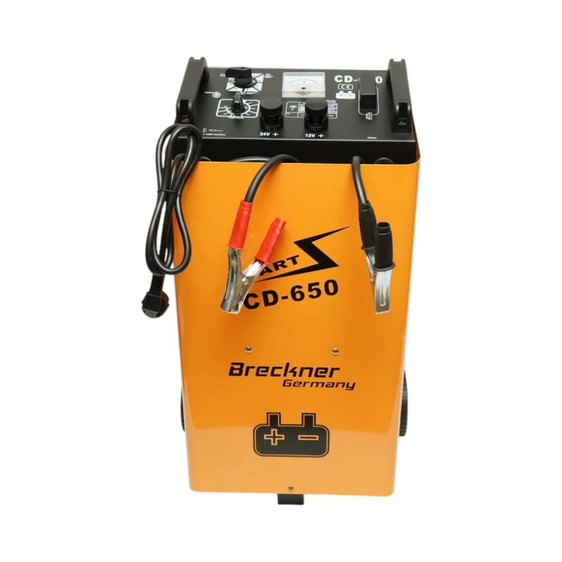 Robot pornire si redresor baterie auto 12V/24V, capacitate 20-1000Ah, pornire 360A, incarcare rapida, curent maxim 70A Breckner Germany