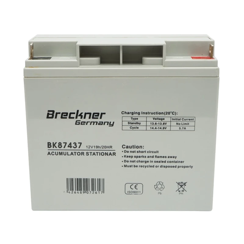 Baterie pentru panou solar 12V 19Ah Breckner Germany
