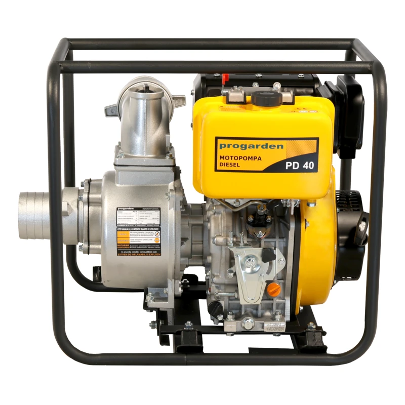 ProGARDEN PD40 motopompa 4"/100mm, diesel, apa curata, pornire la sfoara