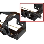 ProGARDEN Campo RM500C remorca 500kg motocultor, 1 osie, prindere bolt, roti profil rutier 5.00-12, 4 prezoane, RIM 3.00B