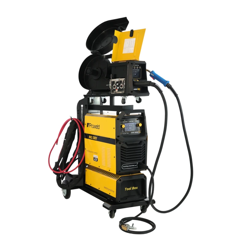 ProWELD MIG 500Y Synergetic Invertor sudare profesional MIG/MAG, MMA, Lift TIG + derulator detasabil