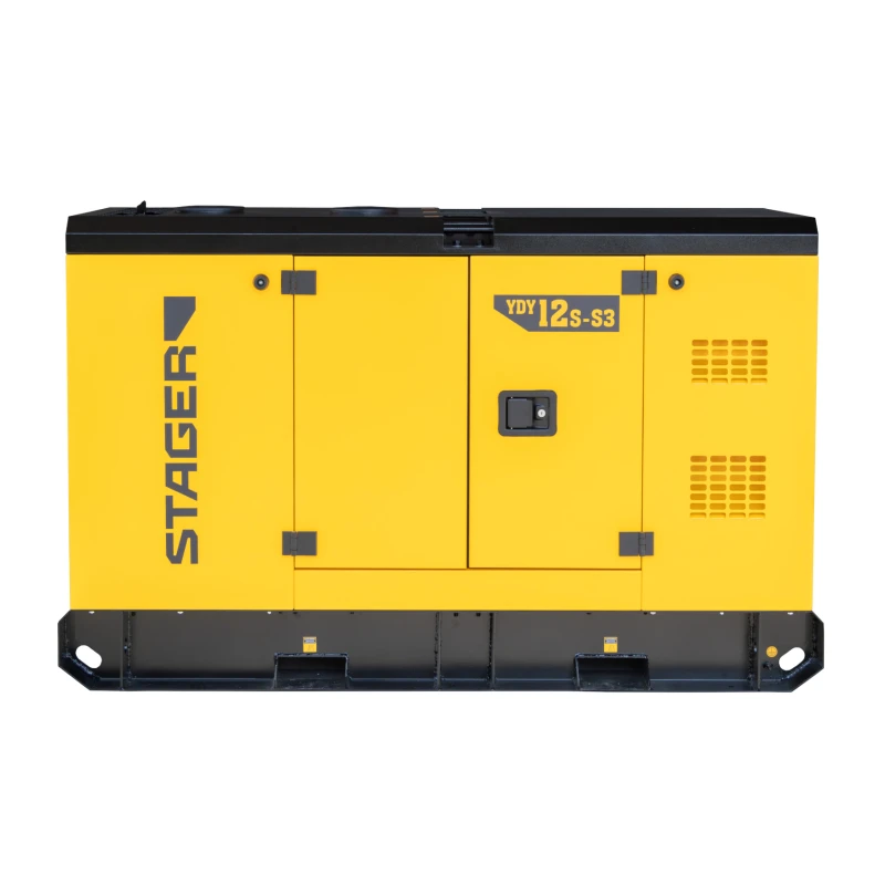 Stager YDY12S-S3 Generator insonorizat dual 12kVA, 16A, 1500rpm, trifazat, diesel
