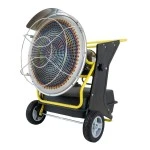 Aeroterma pe motorina, cu ardere catalitica si radiatie in infrarosu 40 KW capacitate rezervor 38 L consum combustibil 3.2 L/ora