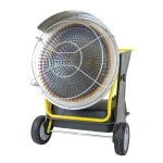 Aeroterma pe motorina, cu ardere catalitica si radiatie in infrarosu 40 KW capacitate rezervor 38 L consum combustibil 3.2 L/ora