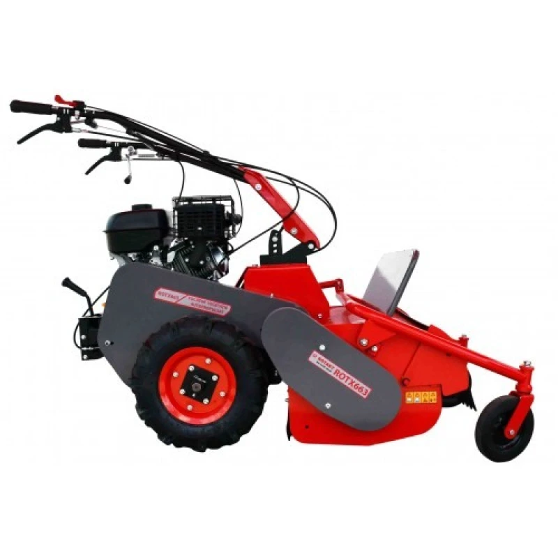 Tocator de vegetatie autopropulsat ROTAKT ROTX663 038549, motor benzina, 9 CP, latime de taiere 70 cm, 4 viteze, 36 cutite