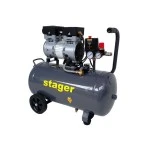 Compresor aer STAGER HM0.75JW/50 4530107550, 50 L, 8 bar, 135 L/min, monofazat, angrenare directa, silentios