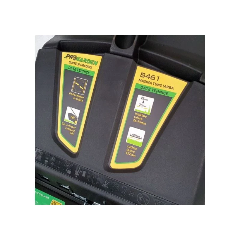 ProGARDEN, S461Y-T6 masina de tuns gazon, 3.5CP, 460mm, 60L
