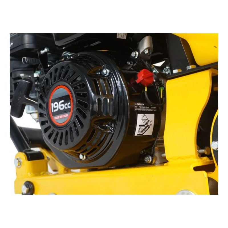 Stager PCB60, Placa compactoare usoara, Loncin G200F benzina, rezervor apa, roti, covor silicon