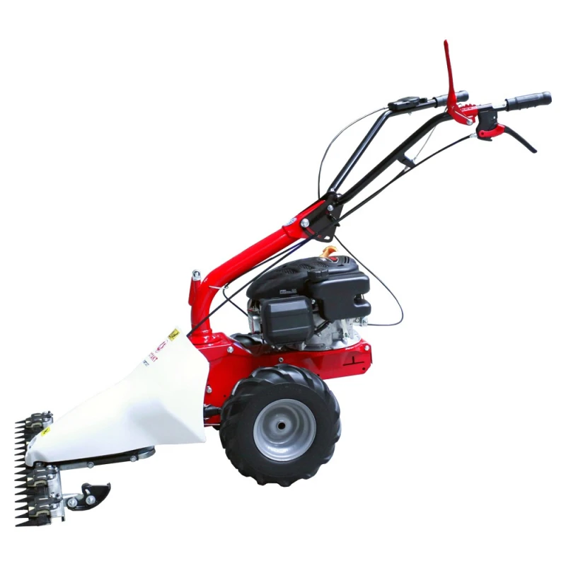Motocoasa profesionala cu lama ROMTC87 motor Briggs&Stratton 3.5 CP latime lucru 87 cm bara Europa Sistem brevetat dubla lama