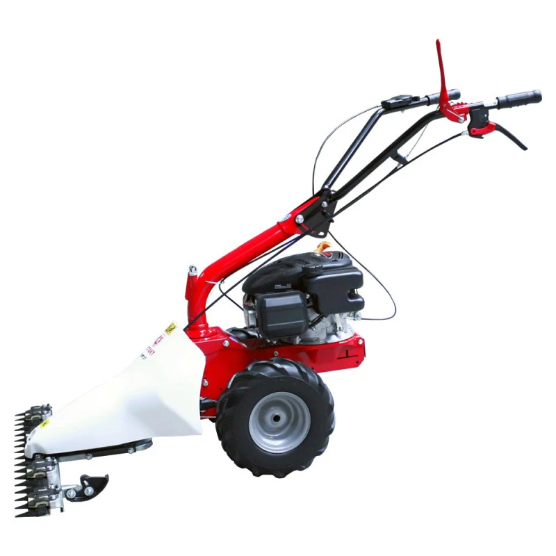Motocoasa profesionala cu lama ROMTC87 motor Briggs&Stratton 3.5 CP latime lucru 87 cm bara Europa Sistem brevetat dubla lama