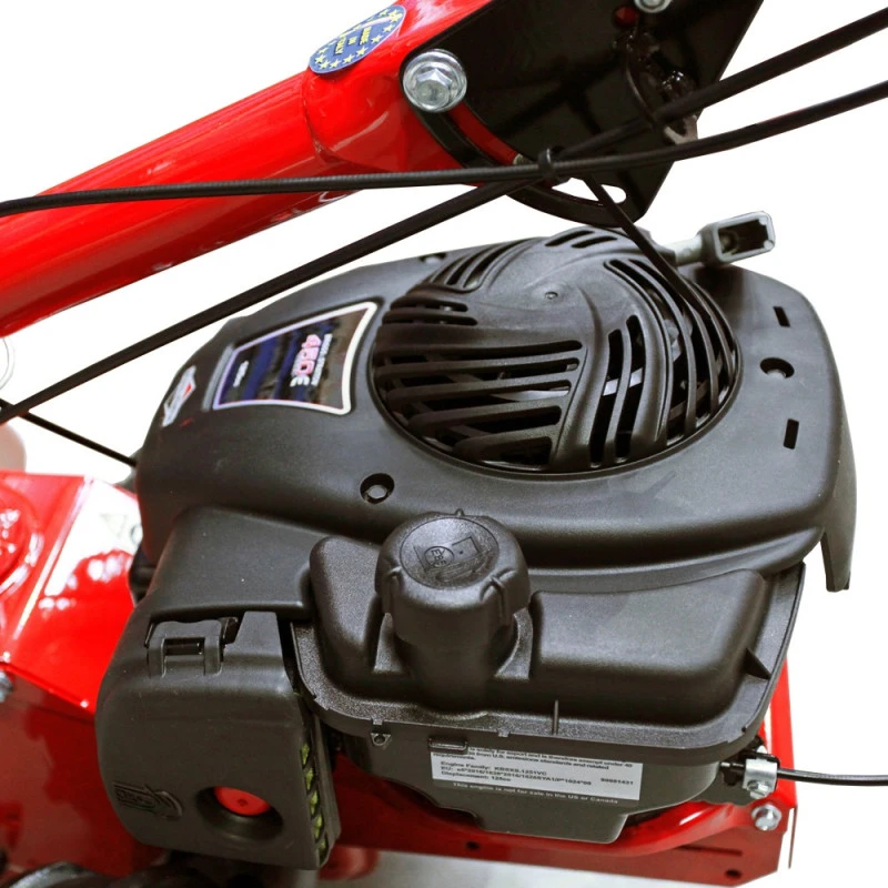Motocoasa profesionala cu lama ROMTC87 motor Briggs&Stratton 3.5 CP latime lucru 87 cm bara Europa Sistem brevetat dubla lama