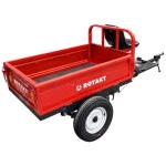 Remorca motocultor Rotakt, REM500, capacitate maxim 500 kg, basculabila