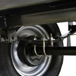 Remorca motocultor Rotakt, REM600, capacitate maxim 500 kg, basculabila