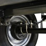 Remorca motocultor Rotakt, REM400, capacitate 400 kg, basculabila