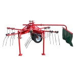 Grebla rotativa tip paianjen latime de lucru 1.80m, putere necesara 15-50CP, cu 6 brate 220Kg Konig Traktoren