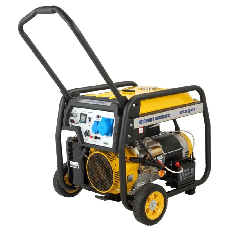 Stager FD 10000ER, Automatic Generator open-frame 8.5kW, monofazat, benzina, pornire electrica