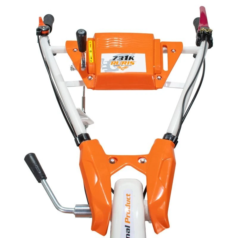 RURIS 731K Start, Motocultor RURIS, 8.5 CP, 4 timpi, 83 cm latime lucru, reductor fonta, 3.6 l, benzina, roti cauciuc, freze