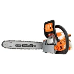 Drujba pe benzina RURIS RM420, motor Khumma, 2 timpi, 2.8 CP, 45.4 CC, lungime lama 40 cm, aprindere electronica, carburator Walbro