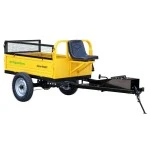 ProGARDEN Alpine RM500T Remorca cu tractiune 500kg cu obloane, 1 osie, prindere bolt pentru motocultor