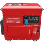 Generator curent Rotakt RODE-9500Q putere 6.6kW 230V diesel pornire electrica AVR roti transport