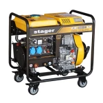 Generator sudare STAGER YDE6500EW 1158006500EW, diesel, monofazat, 4 kVA, curent sudare 160 A, pornire la cheie
