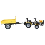 Remorca minitractor PROGARDEN RM500CT 4681000001, suporta 500 kg, 1 osie, prindere cupla, 4 prezoane, 120 kg