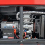 Generator curent Rotakt RODE-12000Q putere 9.0kW 230V diesel pornire electrica AVR roti transport