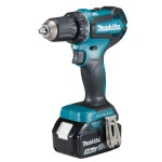 Masina de gaurit si insurubat Makita, LXT 18V, 50 Nm, livrata cu 3 acumulatori 3,0Ah