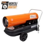 Tun de aer cald cu ardere directa RURIS Vulcano 5000S, motorina, 50 kW, debit aer 1100 mc/h, 170607 BTU, consum 4 l/h, rezervor 50 l, termostat