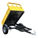 Remorca minitractor PROGARDEN RM500CT 4681000001, suporta 500 kg, 1 osie, prindere cupla, 4 prezoane, 120 kg
