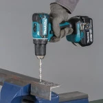 Masina de gaurit si insurubat Makita, LXT 18V, 50 Nm, livrata cu 3 acumulatori 3,0Ah