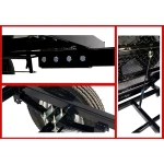 Remorca minitractor PROGARDEN RM500CT 4681000001, suporta 500 kg, 1 osie, prindere cupla, 4 prezoane, 120 kg