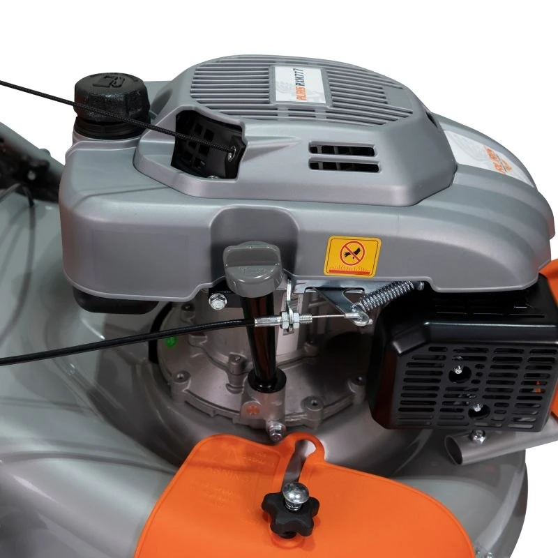 Masina de tuns iarba, pe benzina, RURIS RXM777, 4.5 CP, 159 CC, latime de lucru 51 cm, inaltime taiere 25-75 mm, sac colector 65 litri
