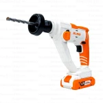 Ciocan rotopercutor cu acumulator RURIS RMX1210 Power Alfa Up 1210RMA2024, SDS Plus, 900 rpm, 5100 bpm, 1.5 J, 1 x Li-Ion 20V, 2Ah, incarcator