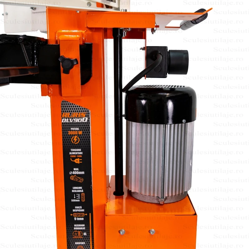 Despicator busteni vertical monofazat RURIS DLV 900 9 Tone lungime maxima bustean 550 mm putere 3000 W