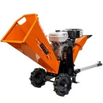 Tocator de crengi si resturi vegetale RURIS ST500, motor benzina, 4T, 459 CC, 15 CP, viteza cutite 3000 rpm, diametru maxim taiere 100 mm, cu jgheab