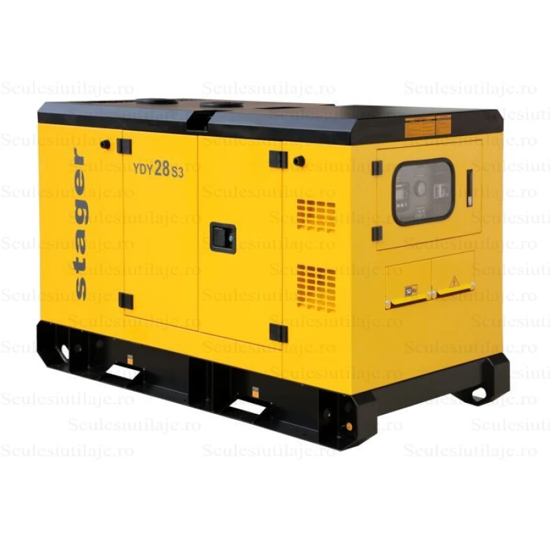 Stager YDY28S3 Generator insonorizat 28kVA, 36A, 1500rpm, trifazat, diesel